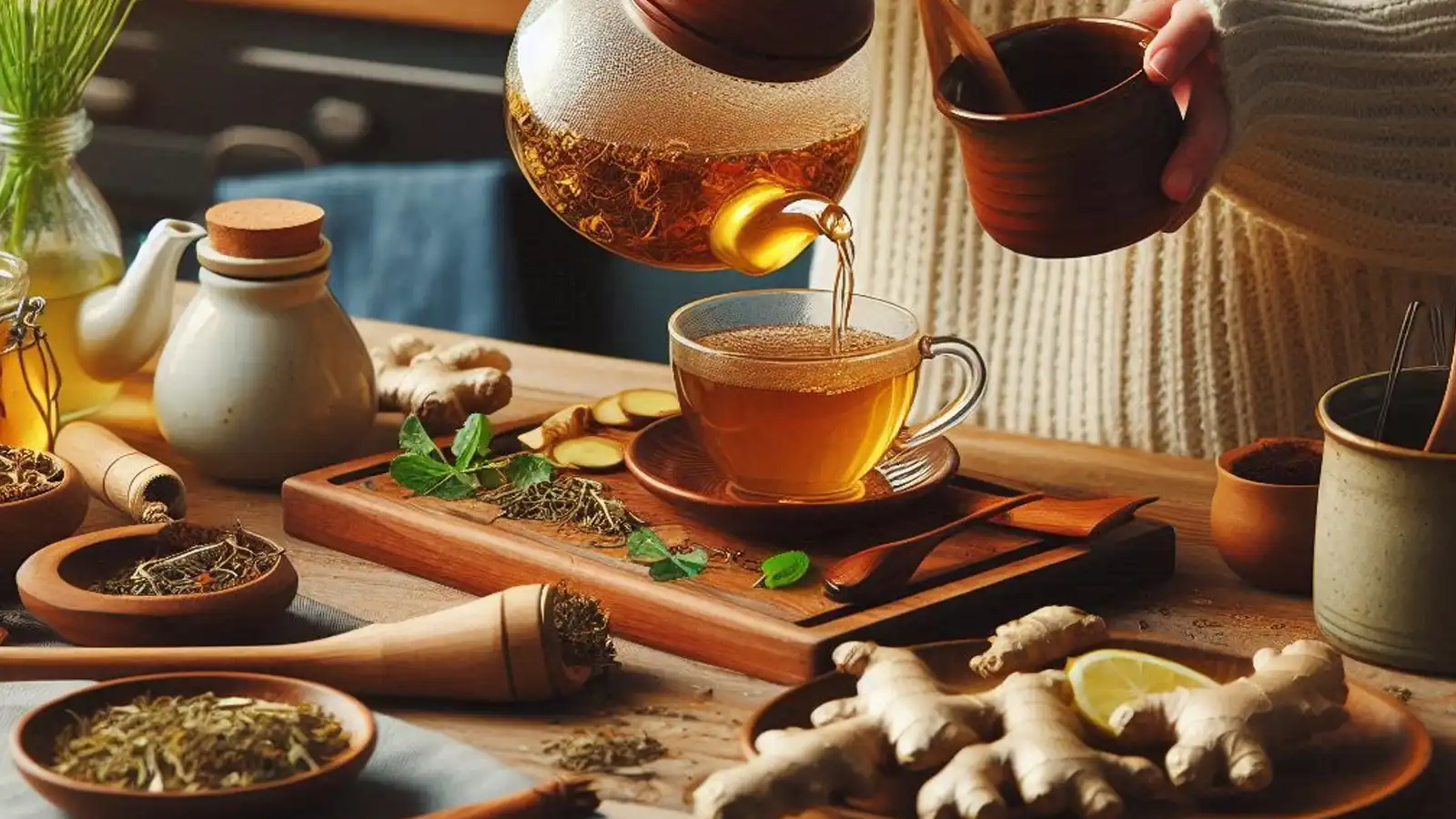 دمنوش های مفید برای تیروئید پرکار