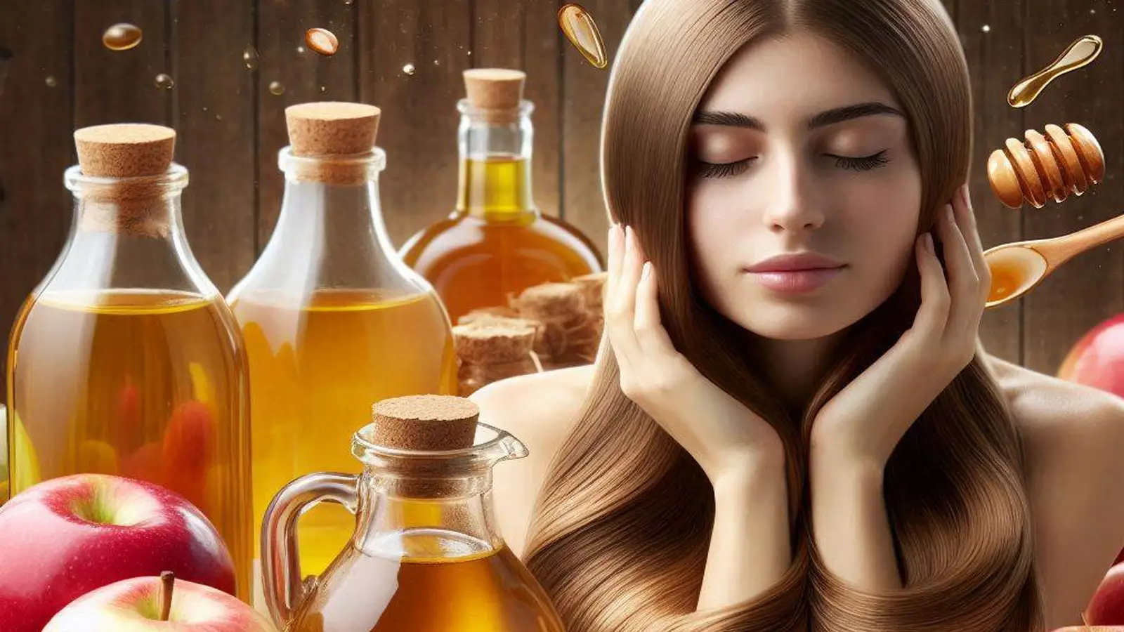 تاثیرات سرکه سیب برای مو
