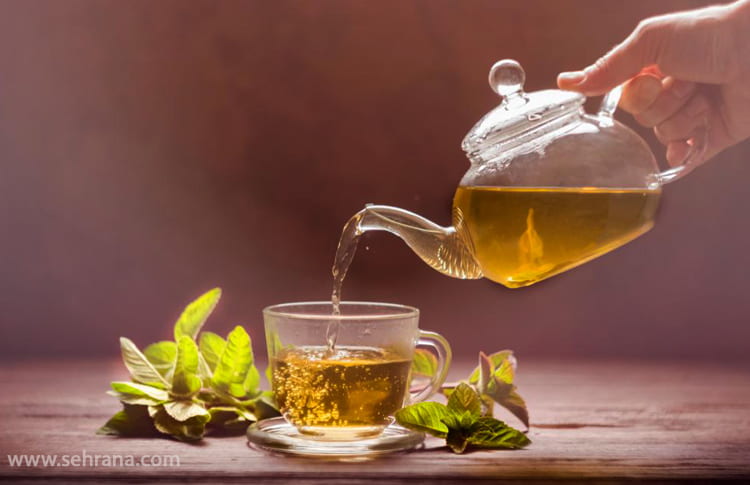 درمان فیبروم با دمنوش چای سبز