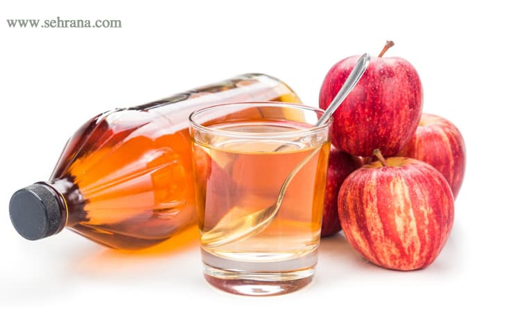 درمان گیاهی چربی خون با سرکه سیب