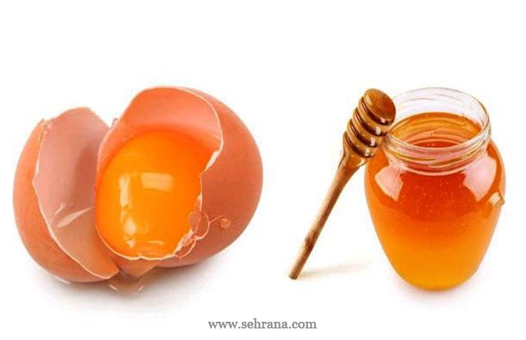عسل و تخم مرغ برای افزایش حجم پستان
