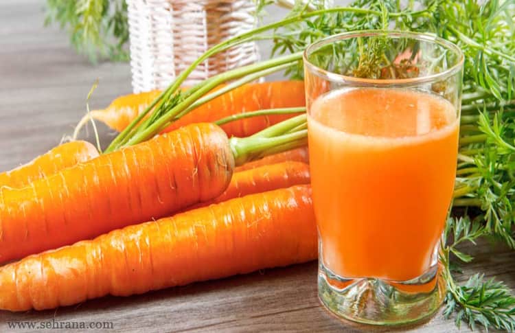 آب هویج تاخیر عادت ماهانه را از بین می برد