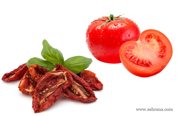 ارزش غذایی گوجه فرنگی خشک شده