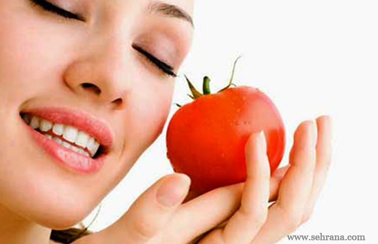 کمک گرفتن از گوجه فرنگی برای سفیدی پوست