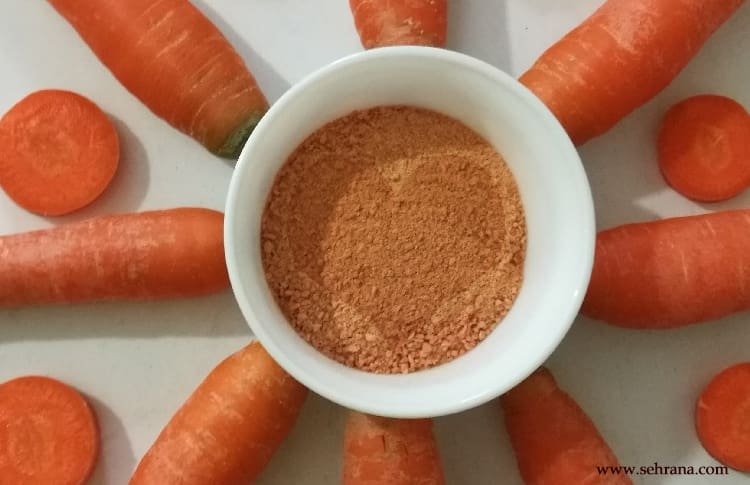 مراقبت از قلب با پودر هویج