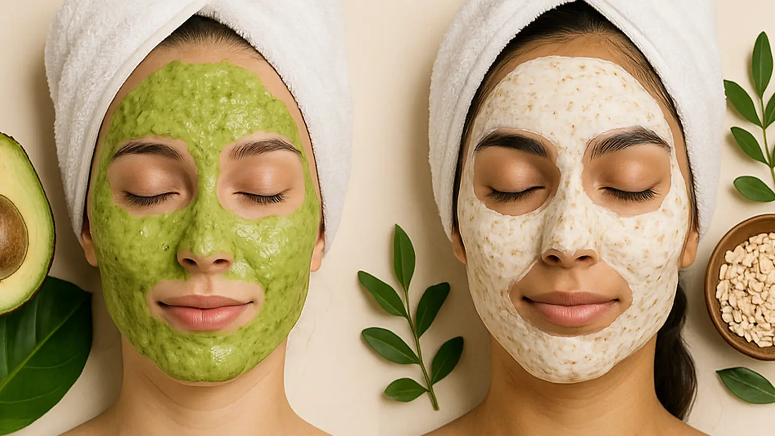 ماسک‌های طبیعی و گیاهی صورت